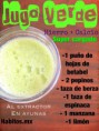 Jugo verde para prevenir anemia